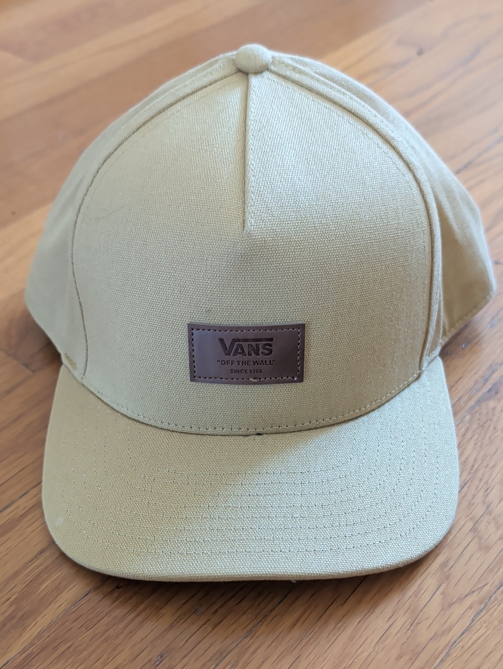Vans Canvas Patch Baseball Cap in Khaki